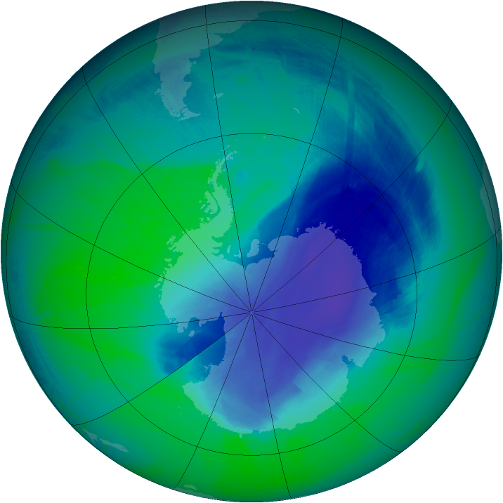 Ozone Map 2008-11-30